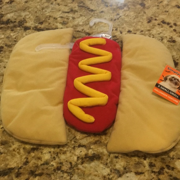Simply Dog Dog Hot Dog Costume For Dogs Size Xsmallsmall New 214